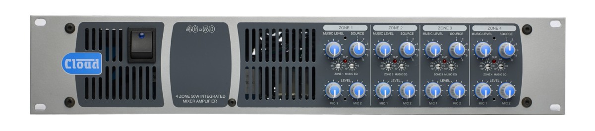 46-50 4 Zone Integrated Mixer Amplifier