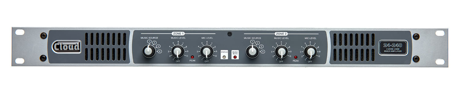 24-240 2 Zone Integrated Mixer Amplifier