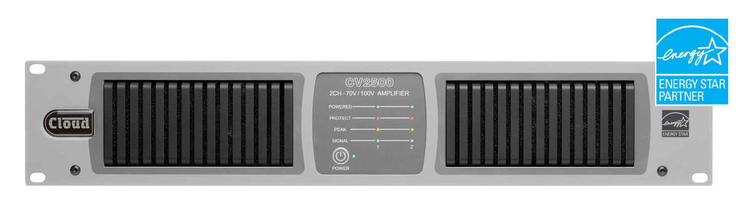 CV2500 2 Channel 70/100v Digital DSP Amplifier